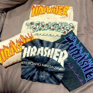 Thrasher T-shirt, bundle size medium